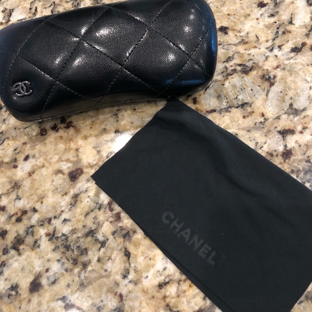 Authentic Chanel Sunglass Case